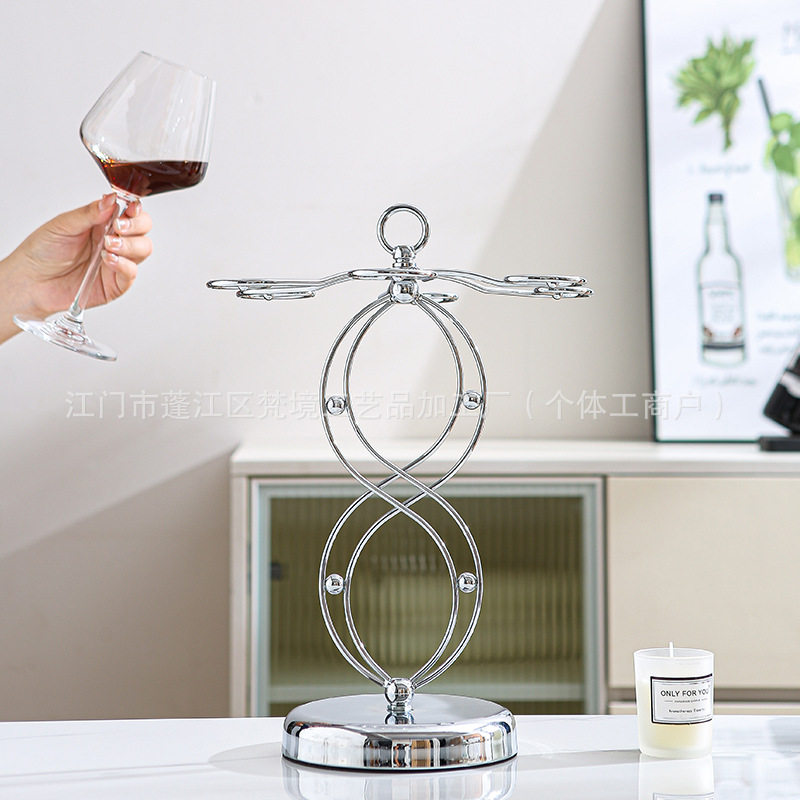 严选红酒杯架铁艺倒挂高