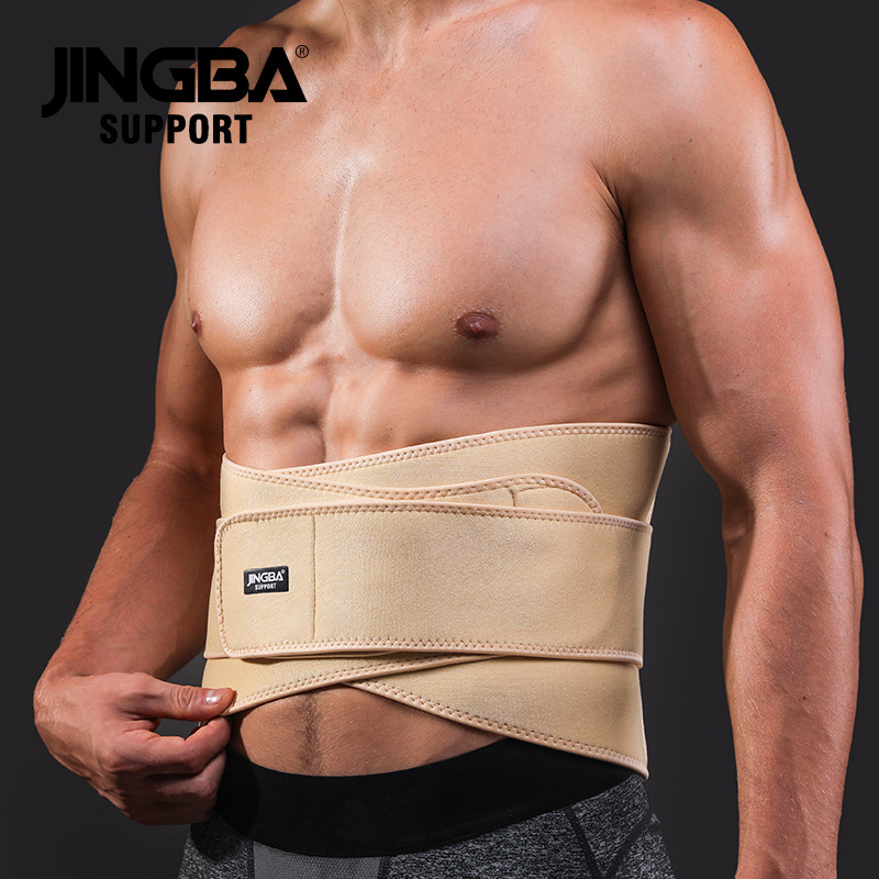 JINGBA 护腰带 户外加压运动健身吸汗保暖篮球举重支撑