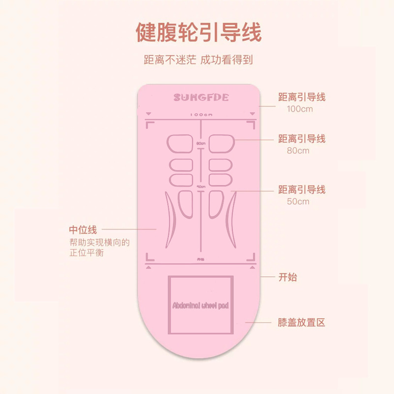 TPE瑜伽垫健腹轮专用地垫子健身家用跳绳垫防滑隔音减震瑕疵地垫