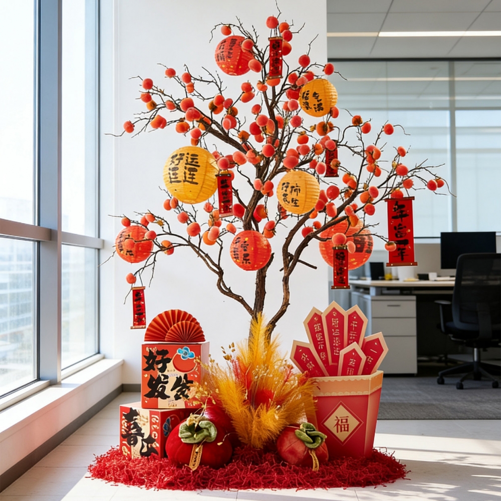 迎新氛围布置2026元旦新年装饰品