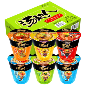 统一方便面汤达人日式豚骨面12杯