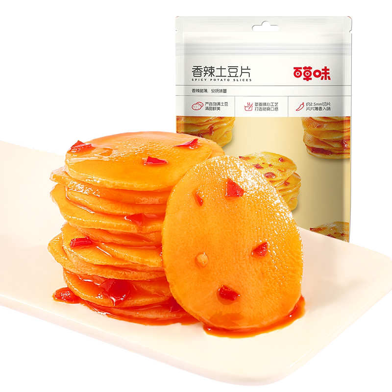 百草味香辣土豆片210g
