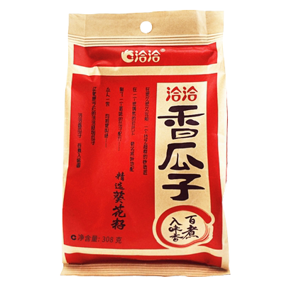 洽洽香瓜子308g恰恰原味葵花籽