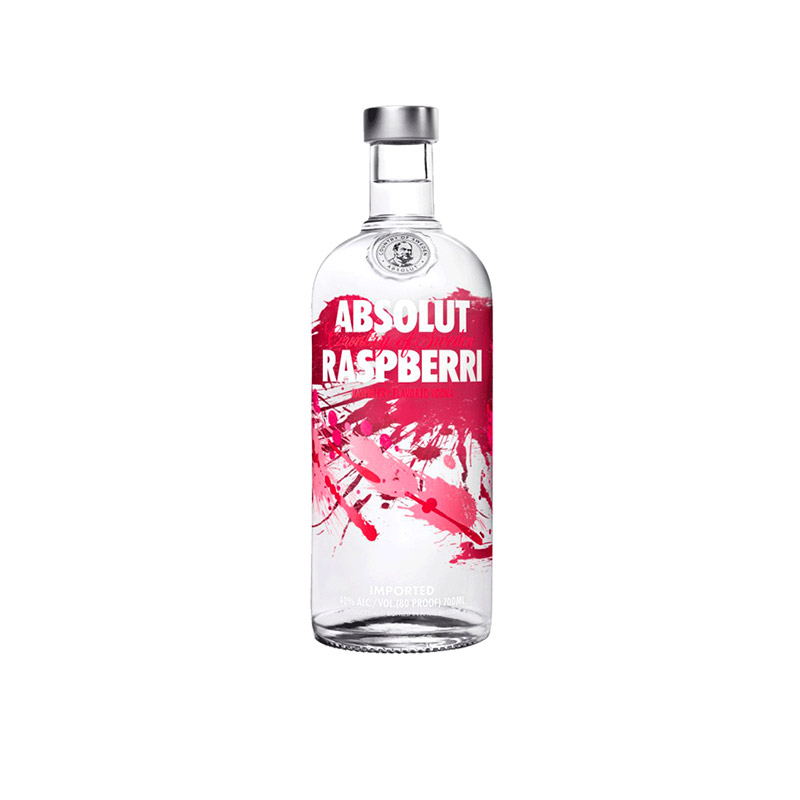 absolut绝对伏特加覆盆莓味烈酒瑞典伏特加进口洋酒正品行货