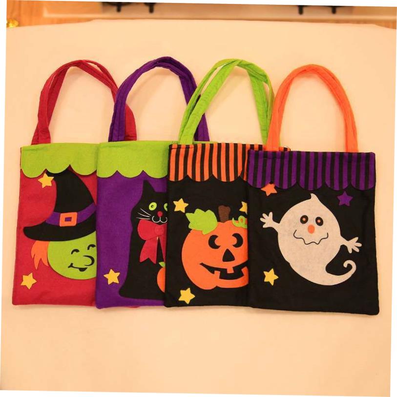 New Halloween Decorative Supplies Pumpkin Skull Decal Handba