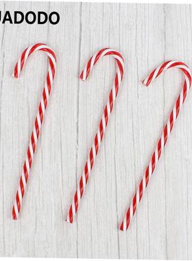 HUADODO 6Pcs/Lot Candy Crutch Christmas Tree Decoration