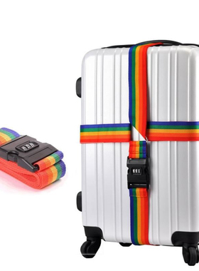 Luggage Strap Cross Belt Packing Travel Suitcase Password 1