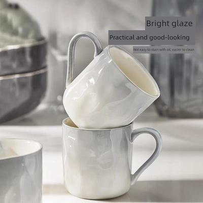 高端陶瓷马克杯，家用水杯，男生水杯，无障碍设计，办公咖啡杯