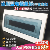 配强电箱盖板PZ30 22回路开关箱盖子面板翻盖配件