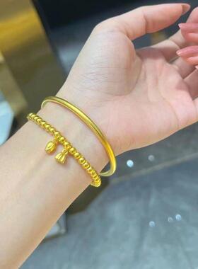 女足金包银两世欢手链手串