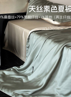 日本GP双A类100S超细旦LF天丝夏凉被四件套轻奢凉感丝滑空调被子
