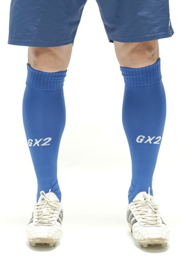 GINGAX2 足球运动长袜 纯棉袜 防滑袜 GA2020016
