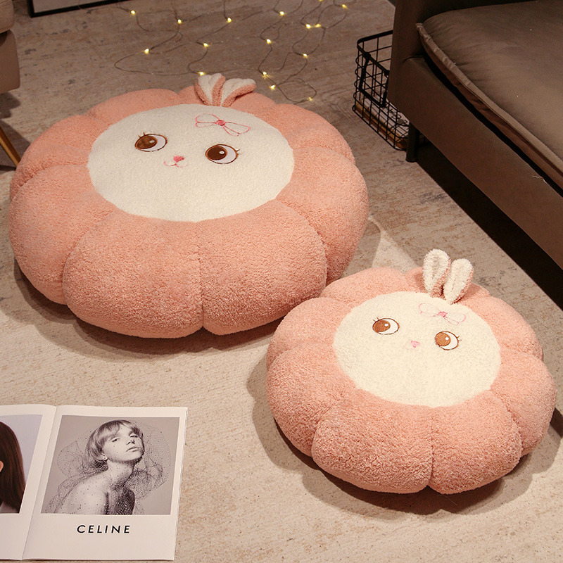 卡通南瓜地上坐垫久坐不塌陷