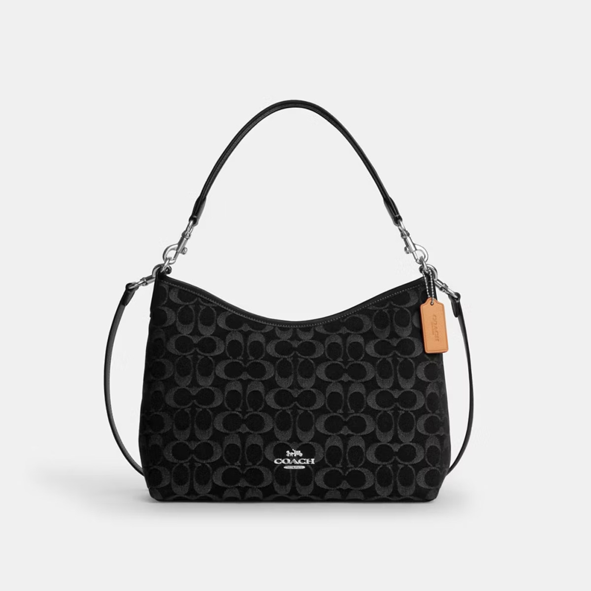 COACH/蔻驰官方 奥莱款Laurel女士单肩斜挎手提包流浪包CDE44