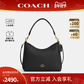 奥莱款 COACH 蔻驰官方 LAUREL女士皮质单肩斜挎手提包流浪包CR148