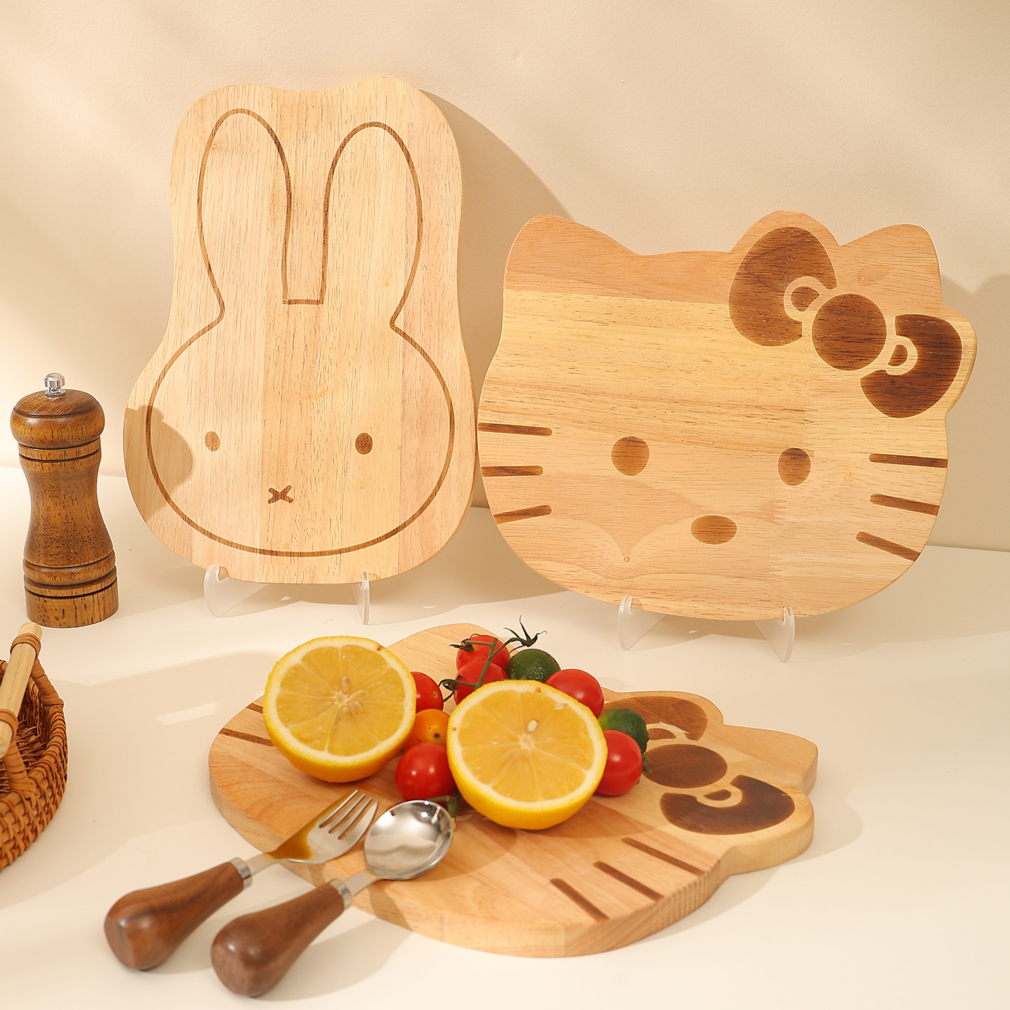 高颜值菜板防霉家用食品级实木切菜砧板套装水果蔬菜面包辅食案板