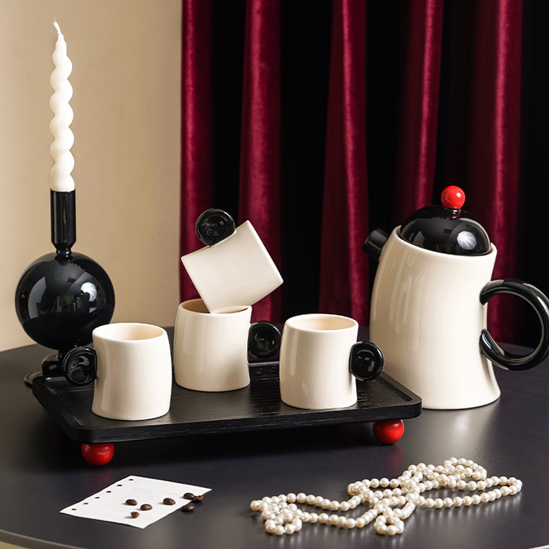 釉下彩茶具套装2025新款水杯家用