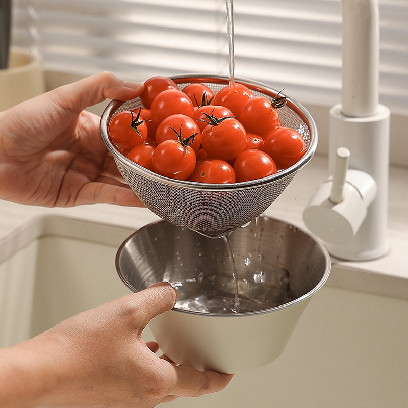 不锈钢料理盆水果盘淘米洗菜盆