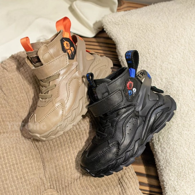 【真皮】儿童加厚保暖高帮棉鞋