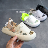 宝宝软底凉鞋 潮 防滑外穿男童运动凉拖女童透气凉鞋 夏季 儿童洞洞鞋