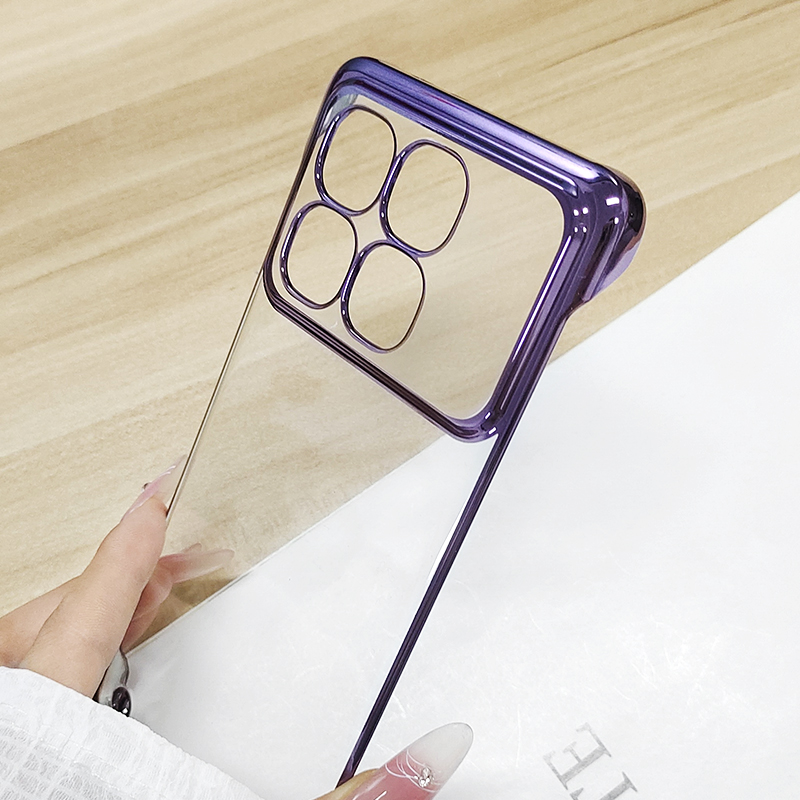 红米亚克力电镀无边框裸机手感