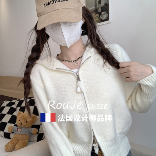 Roujetu2026秋冬拉链连