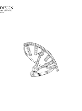 DEA DESIGN TIME系列  时间半圈表盘戒指  原创轻奢