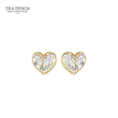 DESIGN Gift系列 荆棘心耳环 DEA 复古优雅 轻奢925银镀金饰品
