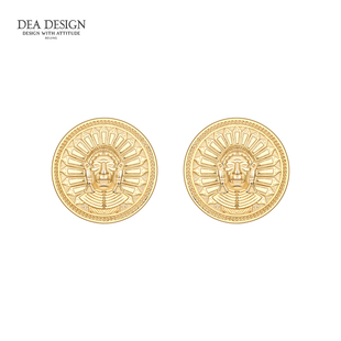 DEA DESIGN 人文奇旅系列 古币耳环 原创轻奢