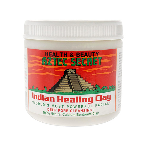 日本代购 Aztec Secret绿泥粘土清洁面膜 豆豆肌适用全身可用450g