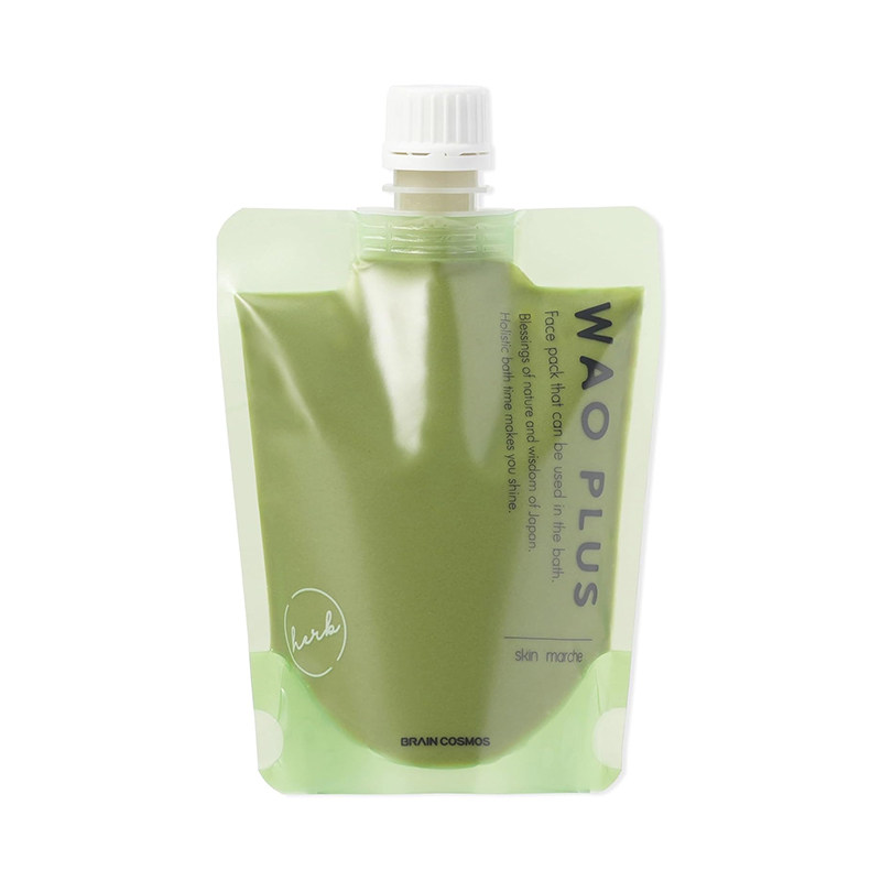 日本代购 WAO PLUS美容成分导入型精华面膜 薄荷/火山灰/牛奶180g