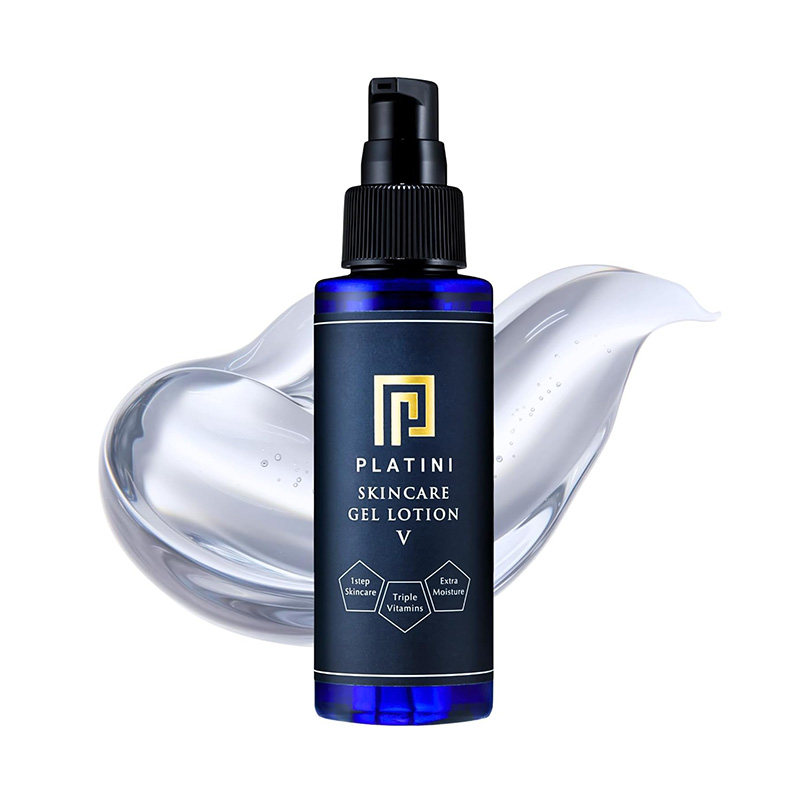 日本代购 PLATINI男士多效合一啫喱化妆水 柑橘与白茶甘甜香100ml