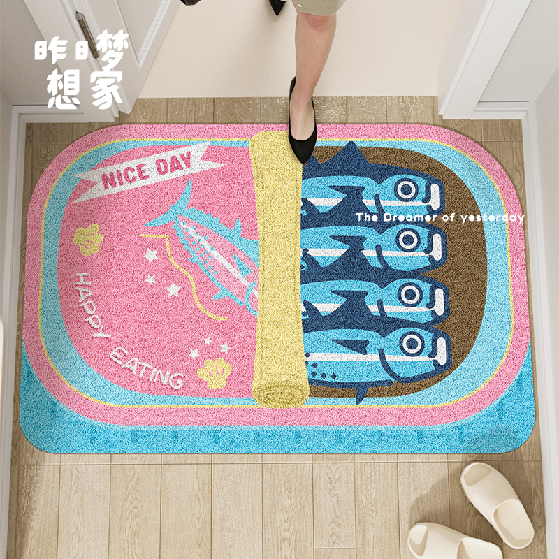 家用进门门口入户门地垫卡通宠物垫玄关门口进门垫出租屋防滑脚垫