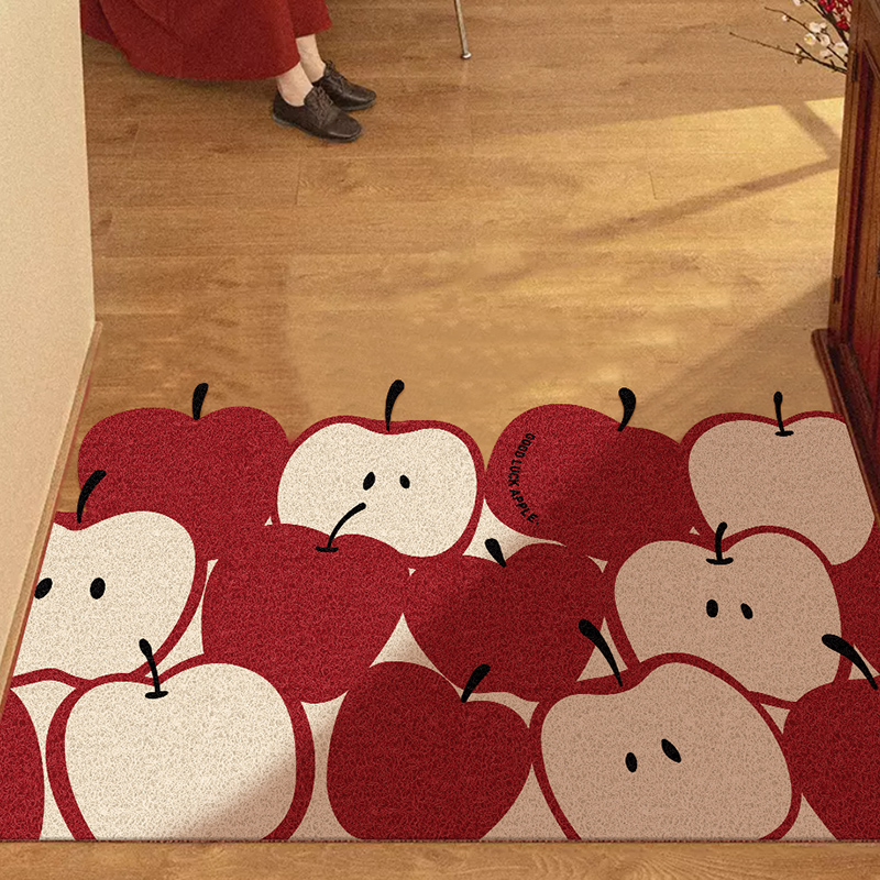 圣诞节地垫氛围感装饰除尘垫