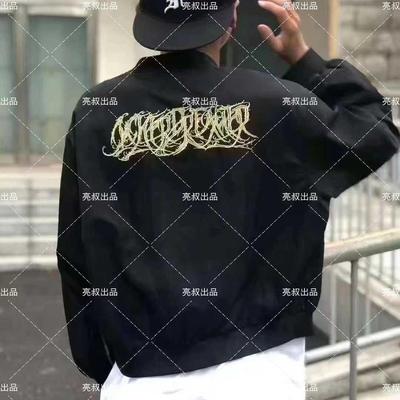 亮叔出品自主og风格金丝夹克