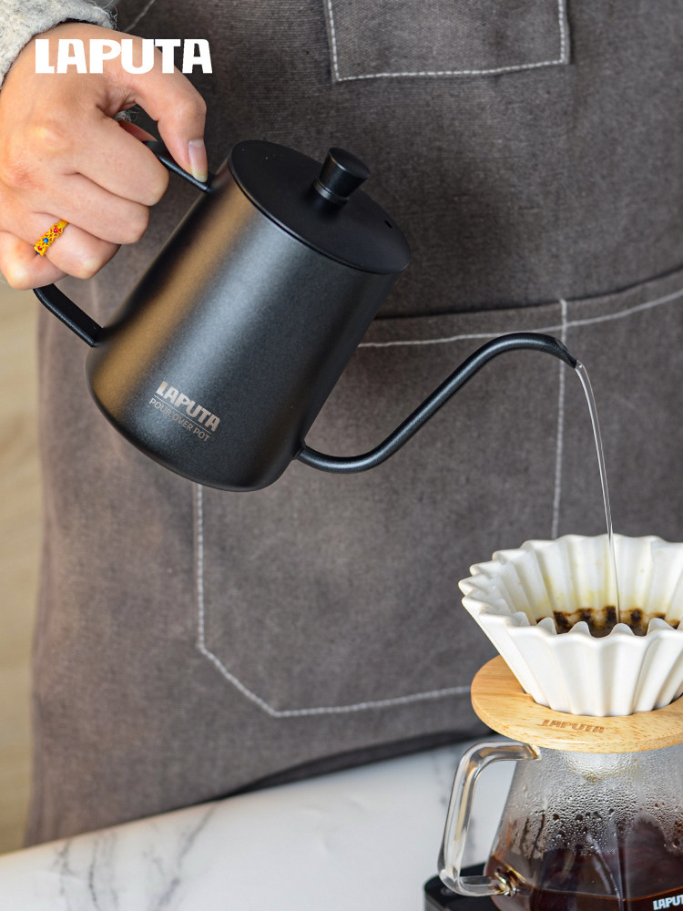 拉皮他手冲咖啡壶挂耳冲泡壶304不锈钢滴漏式家用薄口长口壶,餐饮具,手冲壶,淘宝优惠券,粉丝福利购,淘宝优惠卷