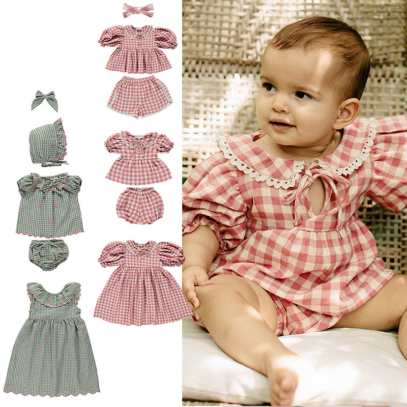 2022棉麻连衣裙娃娃衫夏季