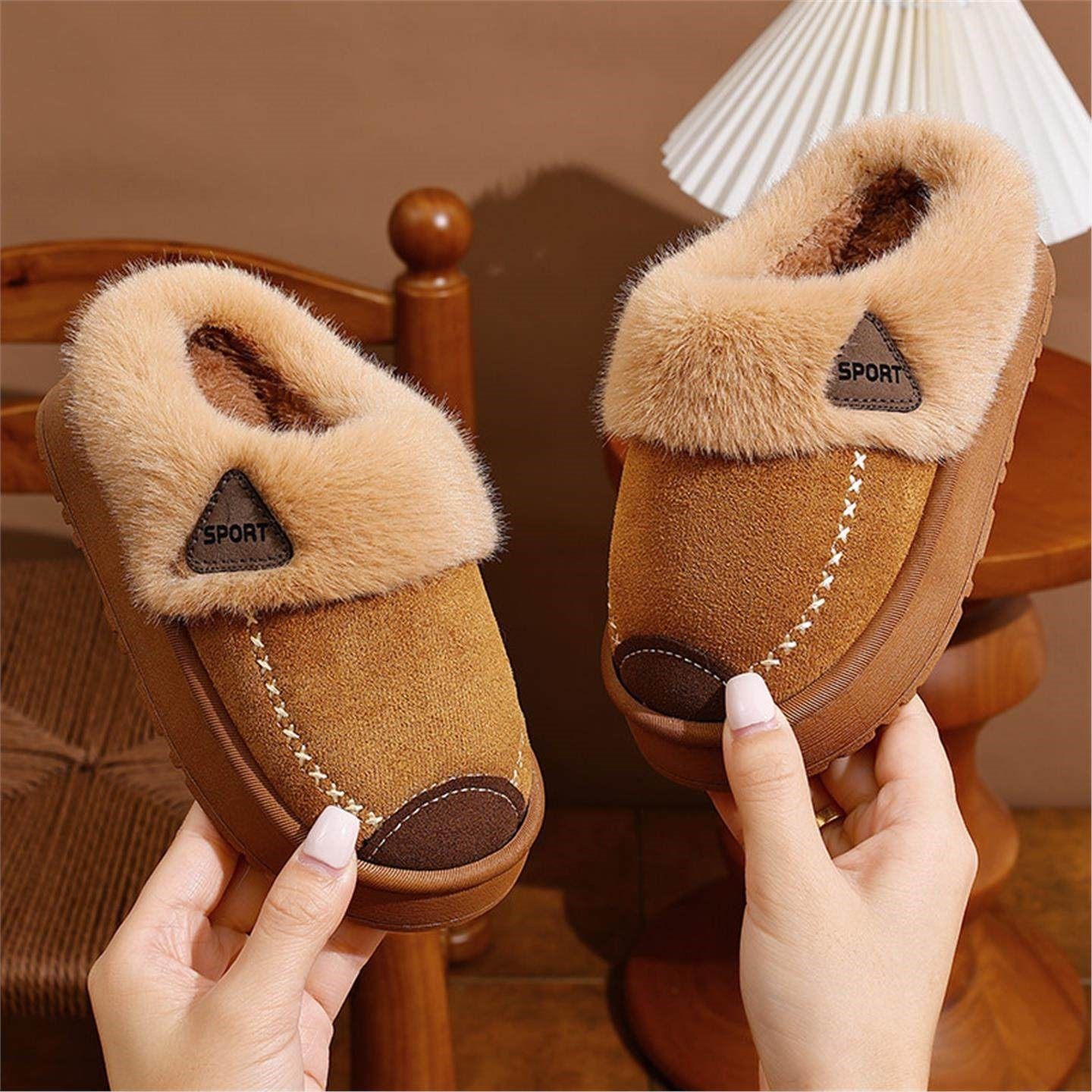 儿童棉拖鞋男童女童2025新款秋冬季加绒包跟室内家居亲子毛毛拖鞋,童鞋/婴儿鞋/亲子鞋,儿童棉拖鞋,淘宝优惠券,粉丝福利购,淘宝优惠卷