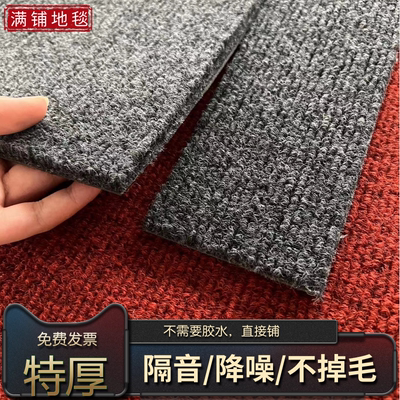 思梦祥PVC现代简约卧室地毯隔音
