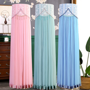 空调罩套圆柱形柜机圆形中式客厅立式格力美的海尔防尘罩开机不取