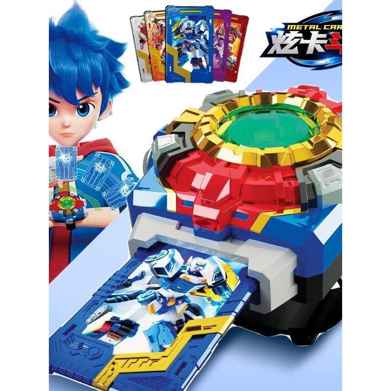 正版炫卡斗士2爆旋洛克变形机器人玩具儿童新款男孩金刚第二季旋