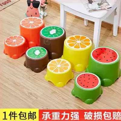Children's stool four-legged adult piano fruit lazy travel cute entry door new low stool hotel footstool  