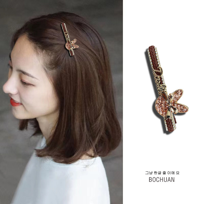 水钻兔子发夹刘海前额碎发发卡夹子头饰高级感侧边鸭嘴夹盘发器,家庭/个人清洁工具,盘发器,淘宝优惠券,粉丝福利购,淘宝优惠卷