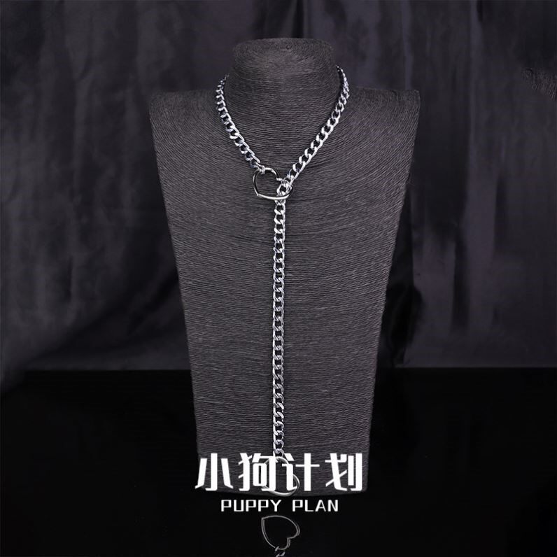 SERCRET小狗项圈项链窒息感choker铁链k9情侣男女m牵引