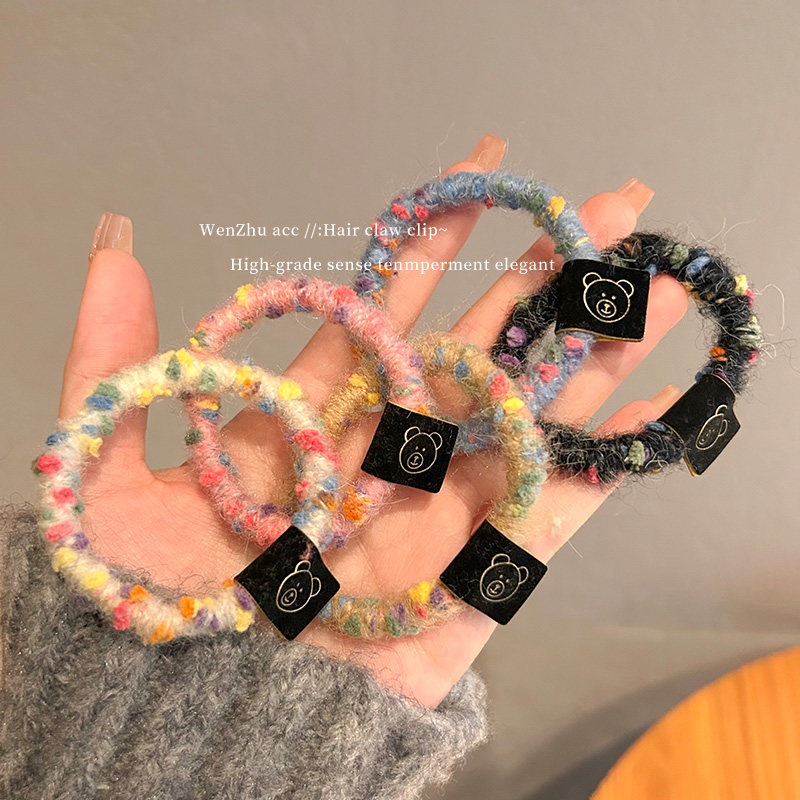 简约小熊头绳皮套网红气质皮筋女扎头发圈高弹力耐用头饰马尾发绳,饰品/流行首饰/时尚饰品新,发饰,淘宝优惠券,粉丝福利购,淘宝优惠卷