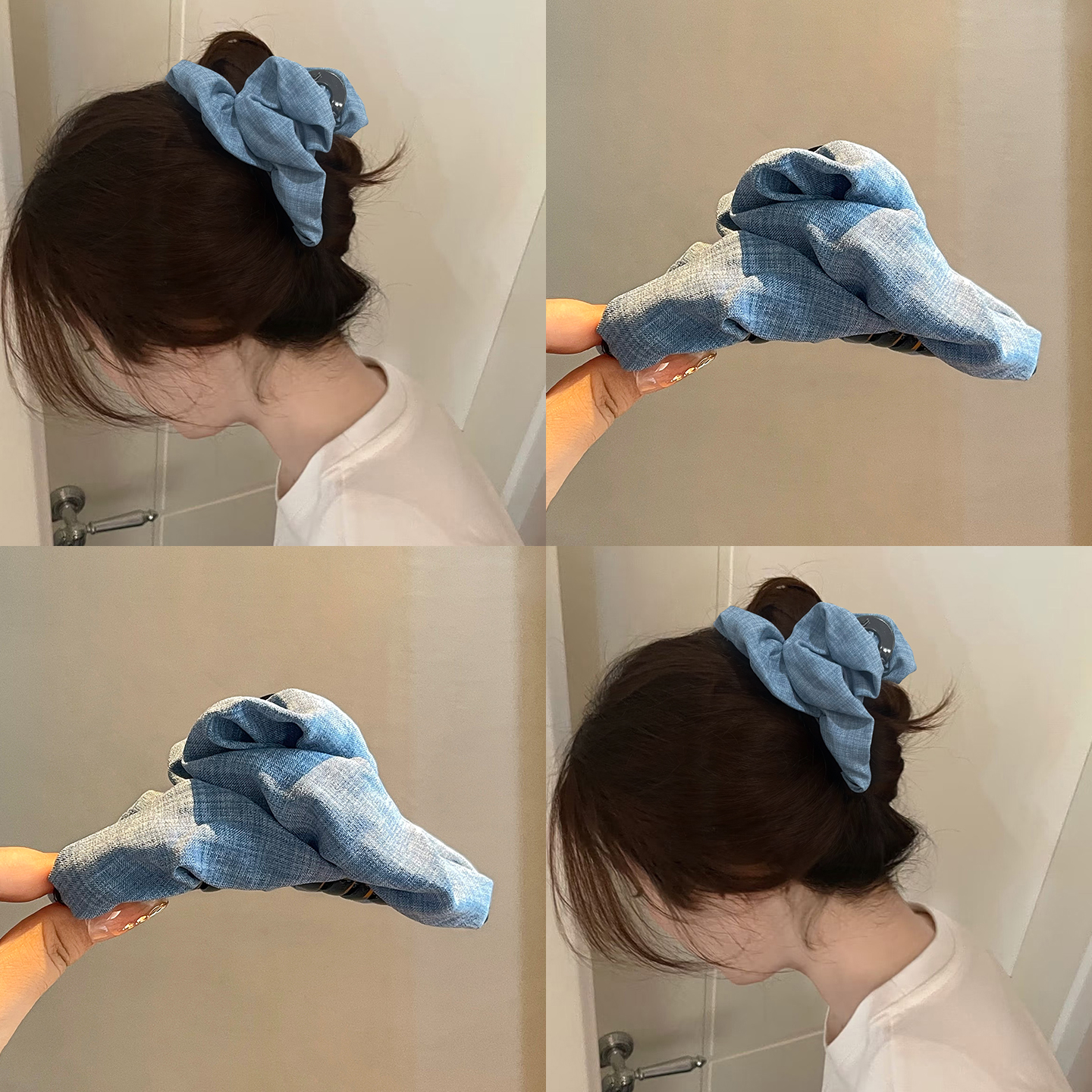 韩系云朵发夹大号鲨鱼夹