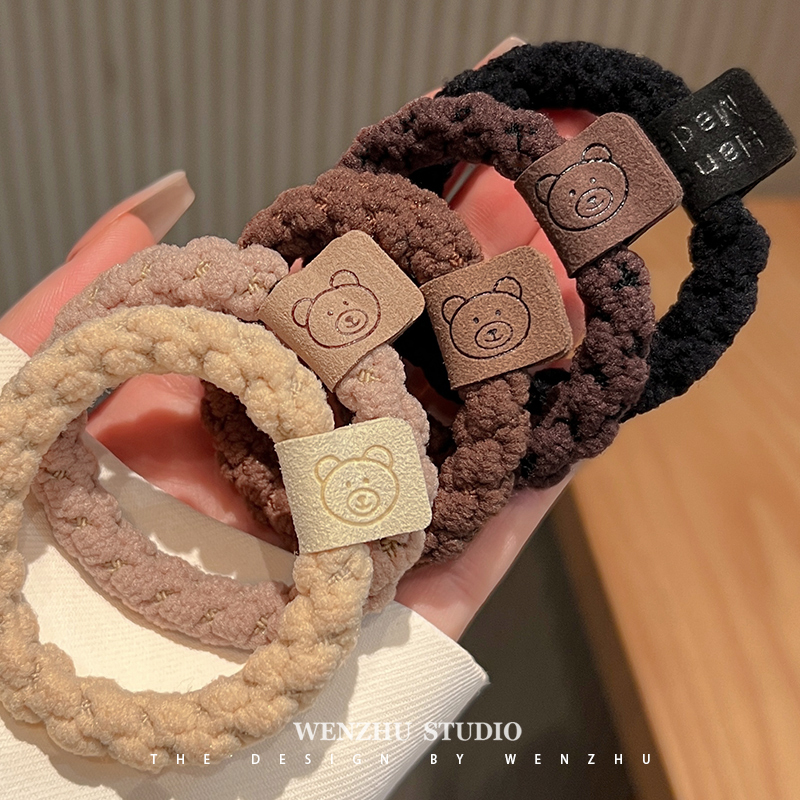 发绳韩国简约时尚毛绒小肠圈