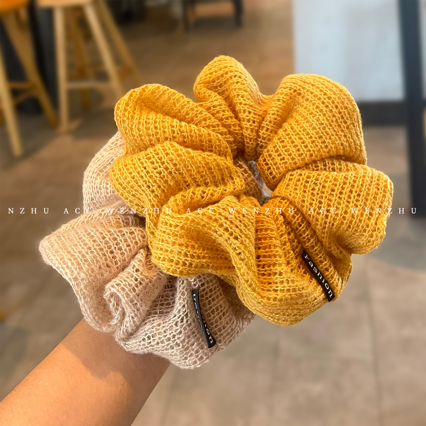 毛线针织发圈皮筋女扎马尾丸子头绳大号褶皱大肠发圈网红新款头饰,饰品/流行首饰/时尚饰品新,发饰,淘宝优惠券,粉丝福利购,淘宝优惠卷