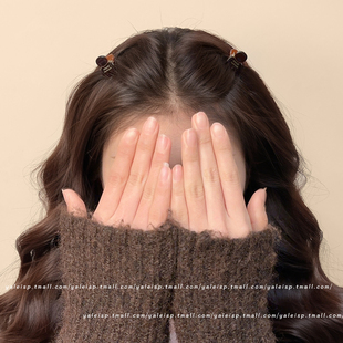 短发过渡期神器发夹女2026新款高端醋酸小抓夹公主头碎发发卡头饰