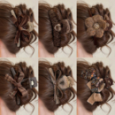 秋冬毛绒抓夹大号发量大发夹女2025新款 高端鲨鱼夹后脑勺夹子头饰